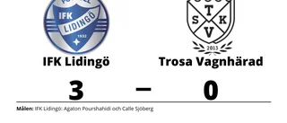 Trosa Vagnhärad förlorade mot IFK Lidingö