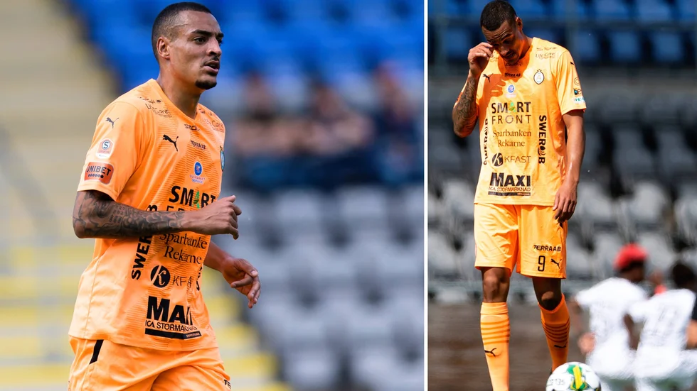 Simon Karlsson Adjei och AFC Eskilstuna har brutit kontraktet efter bara ett halvår tillsammans.