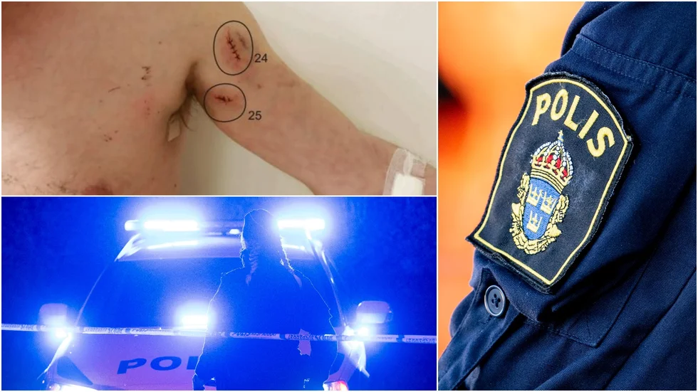 Knivhuggen kunde ha dödat Åbybon. Nu undkom han med lindriga skador.