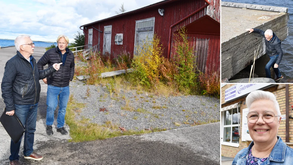 Lars-Jonny Landström och Lars Lindberg var två av dem som gjorde en egen utredning. Carina Sundbom (C) gläds över beslutet att renovera.