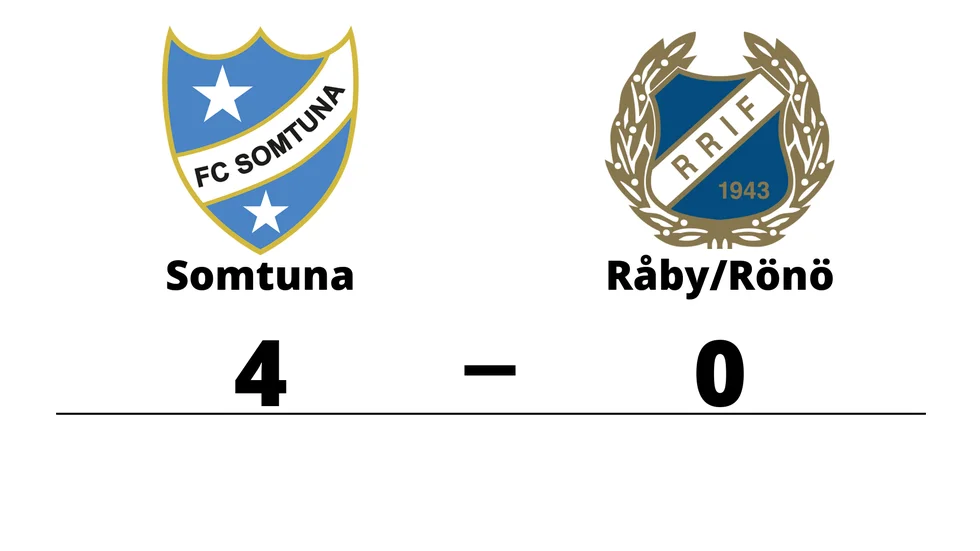 FC Somtuna vann mot Råby-Rönö IF