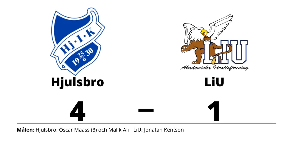 Hjulsbro IK vann mot LiU AIF FK