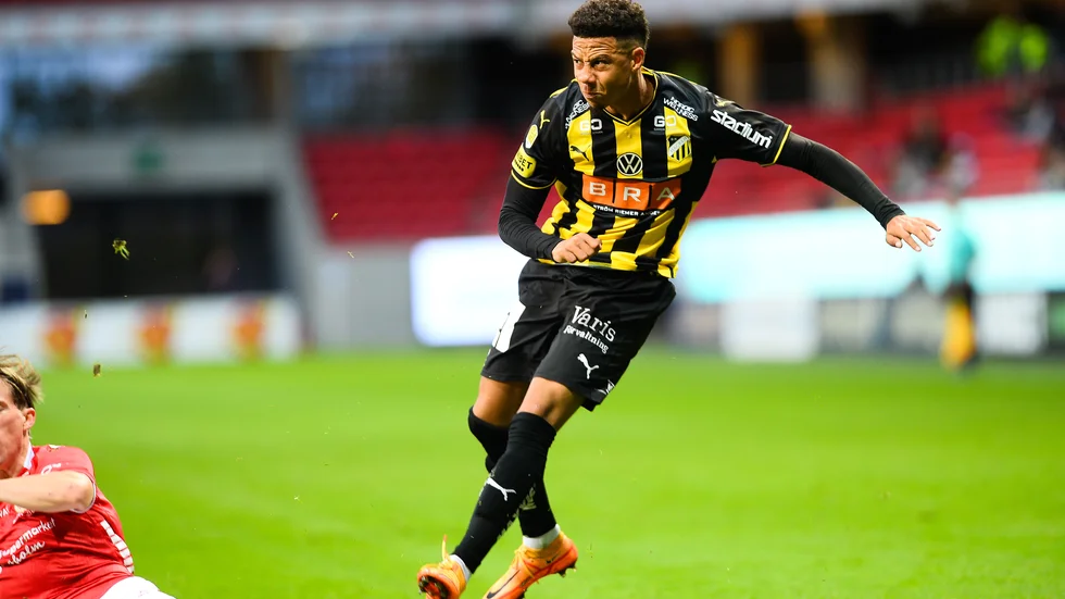 Tobias Sana kan snart göra allsvensk säsongsdebut för sitt Häcken. Arkivbild.