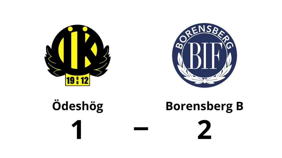 Ödeshögs IK förlorade mot Borensberg B