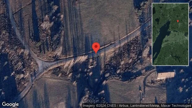 Olycka med en personbil på väg 1101