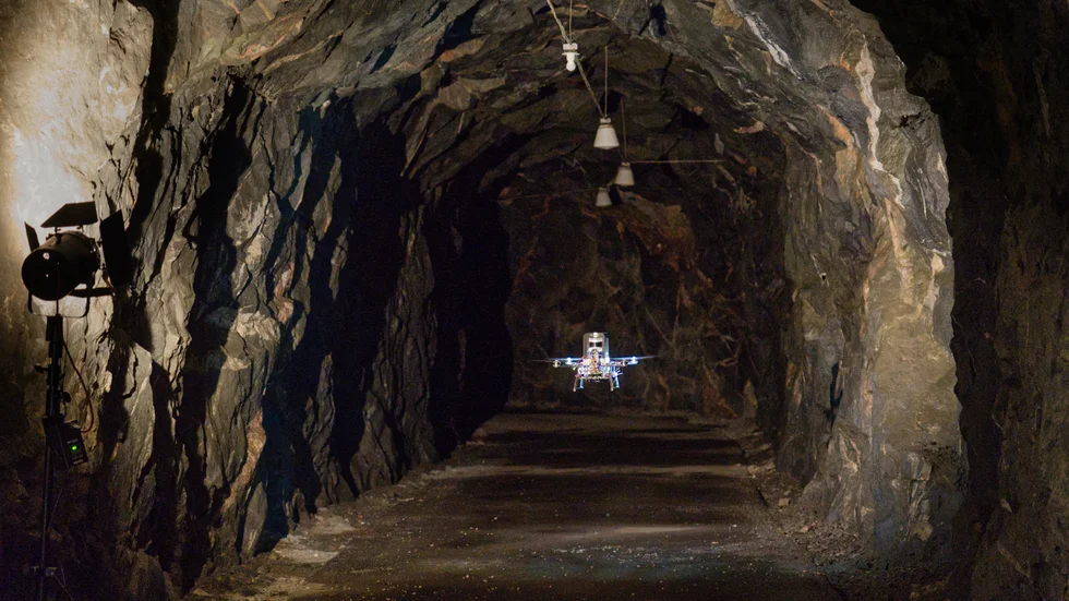 I simulerad gruvmiljö ska LTU genomföra 6G-tester.