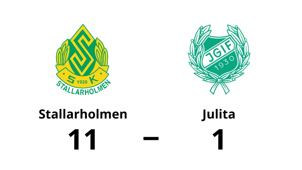 Stallarholmens SK vann mot Julita GoIF