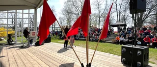 Socialdemokraternas förstamajfirande: "Kämpat för att komma dit"