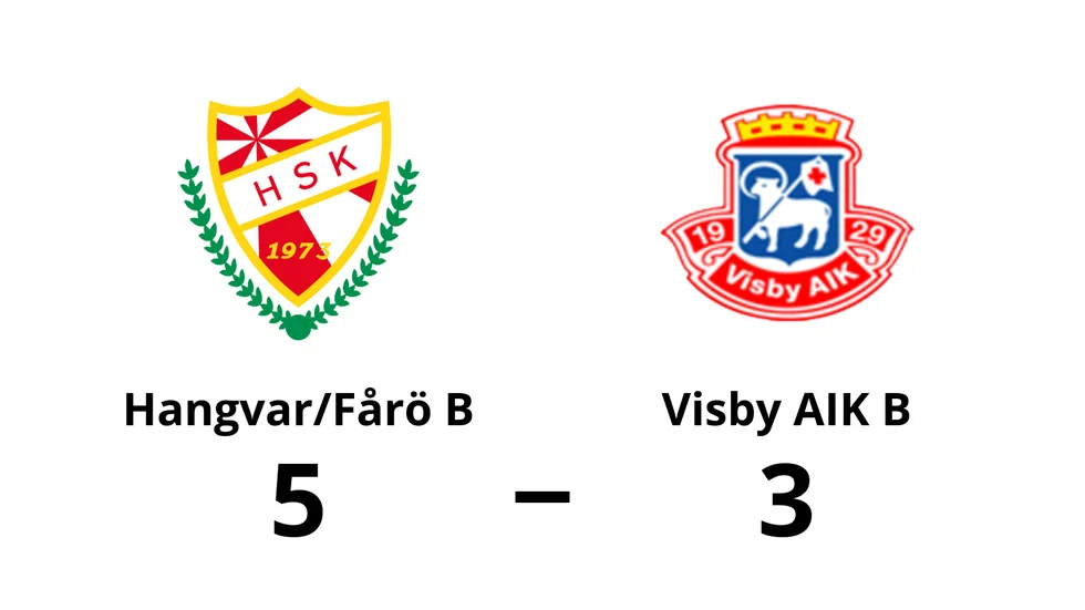 Hangvar SK B/Fårösund B vann mot Visby AIK B
