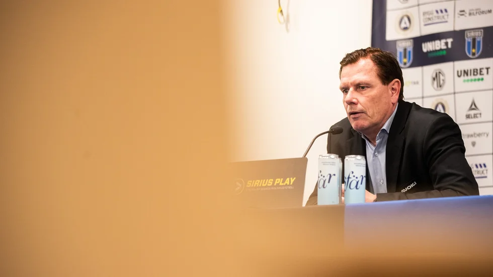 Sirius tränare Christer Mattiasson.