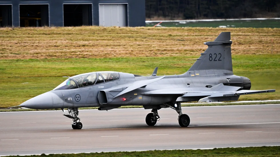 Det svenska alternativet, Gripen. Arkivbild.