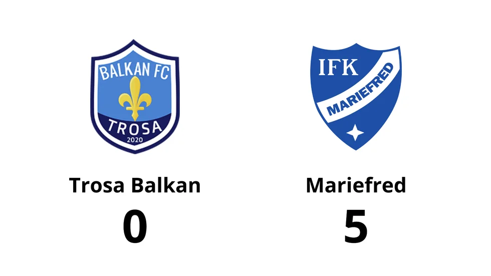 Trosa Balkan FC förlorade mot IFK Mariefred