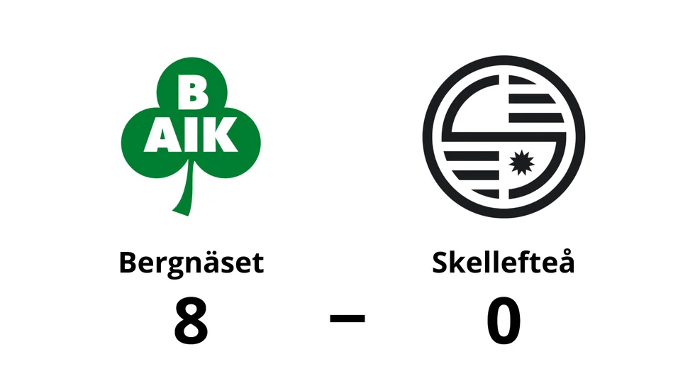 Bergnäsets AIK vann mot Skellefteå FF