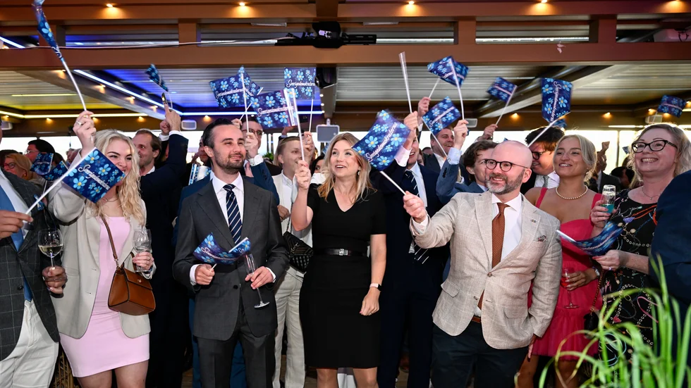 SD:s riksdagsledamot sjöng en låt som blivit populär i högerextrema kretsar under partiets valvaka. Arkivbild.