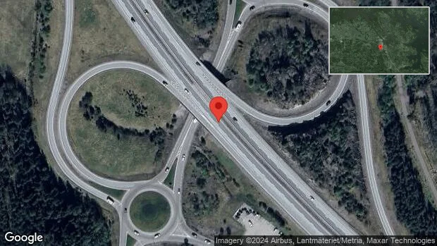 Stillastående lastbil stör trafiken på E20