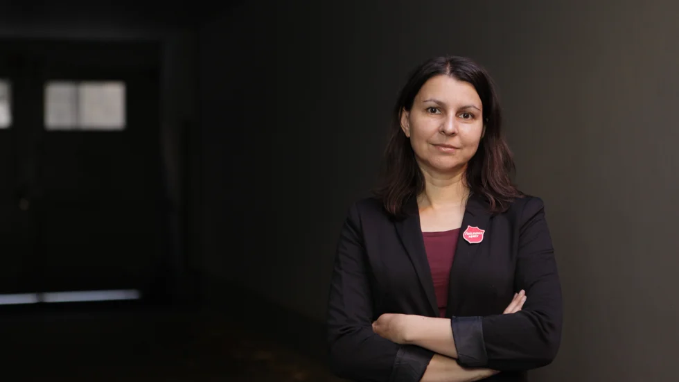 Kremena Hultby, utvecklingsstrateg och verksamhetschef för skyddade boendet mot människohandel, Lyktan, Frälsningsarmén.