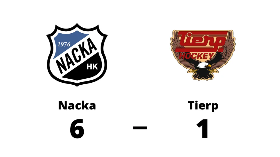 Nacka HK vann mot Tierps HK