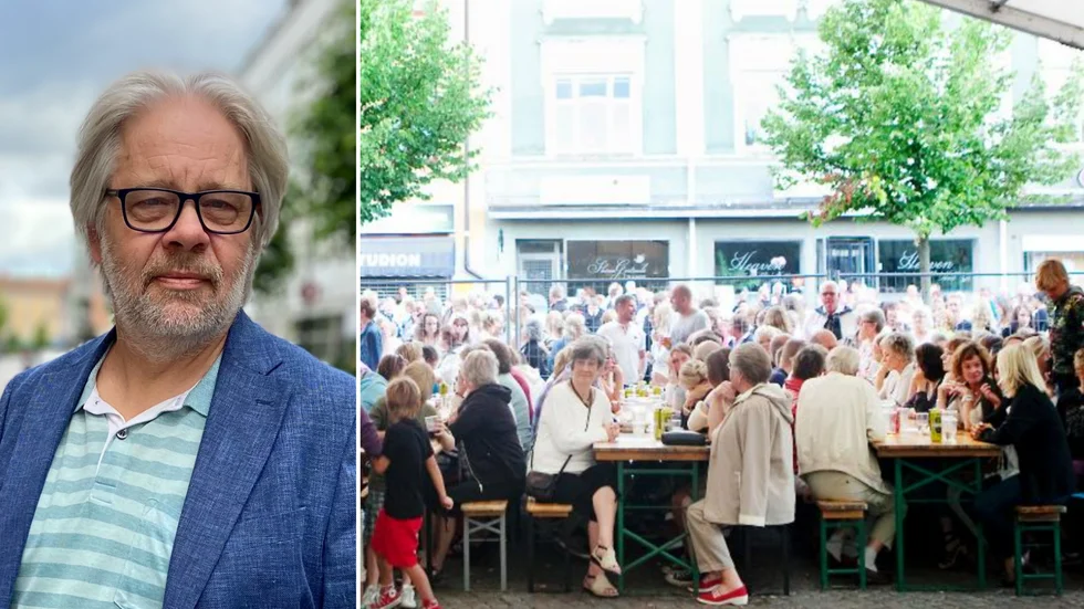 Mats Fredriksson, ordförande för Katrineholmsveckan, är nöjd med flytten.