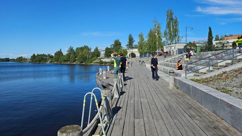 Misstänkt drunkningstillbud i Norra hamn.