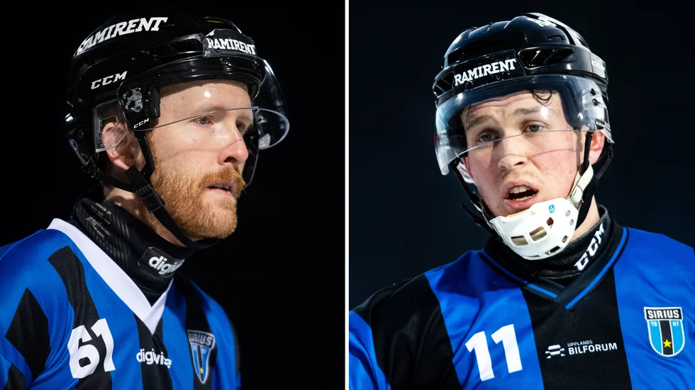 Ted Haraldsson (t v) och Albin Thomsen.