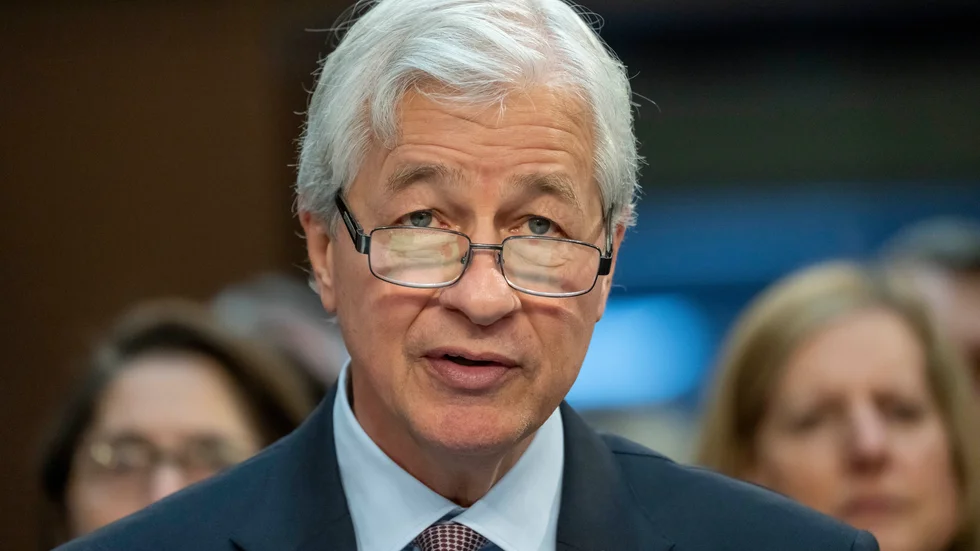 Den amerikanska storbanken JP Morgans koncernchef Jamie Dimon har sålt av en mindre del av sina aktier i banken, en affär som inbringade 150 miljoner dollar, motsvarande över 1,5 miljarder svenska kronor. Arkivbild.
