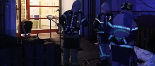 Sparkcykelbatteri fattade eld på adress i Uppsala