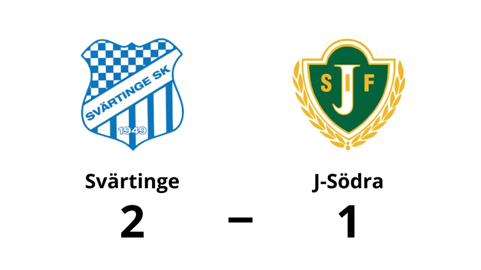 Svärtinge SK vann mot J-Södra