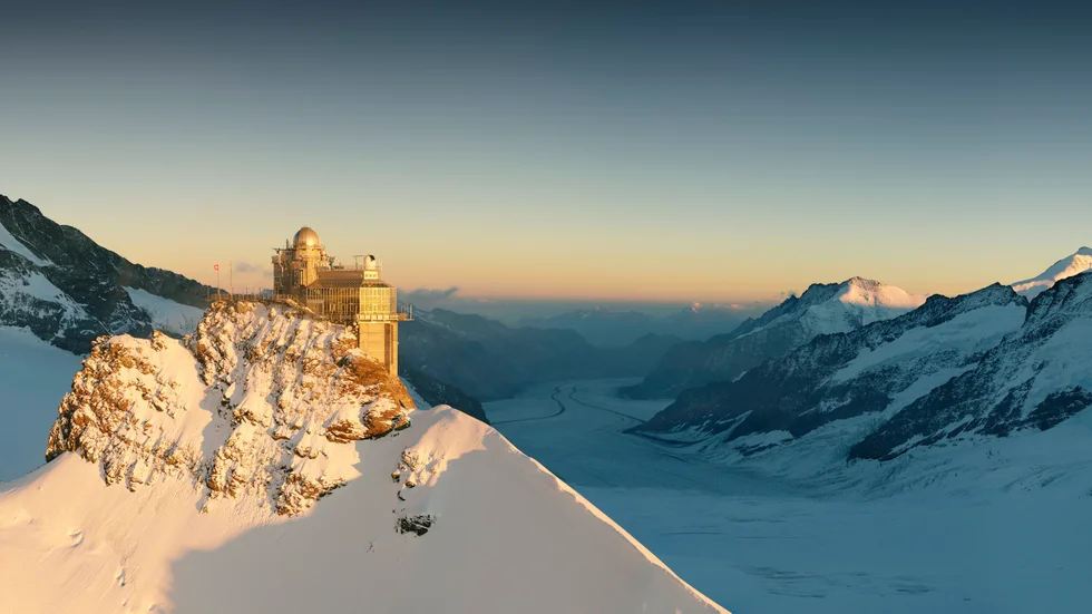 Mätningar i studien har gjorts från stationen Jungfraujoch i Schweiz.