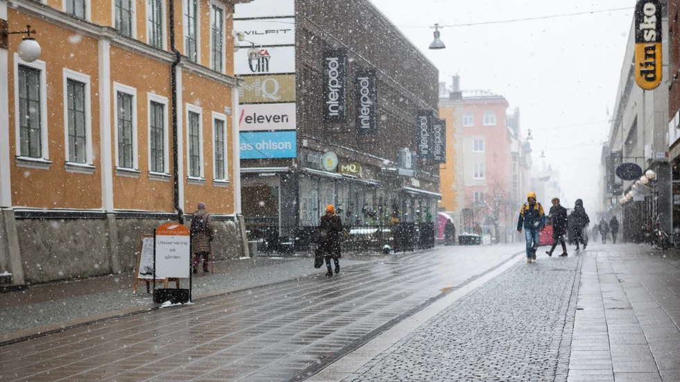 Efter några dagar med solsken väntar nu kallare väder i Uppsala.