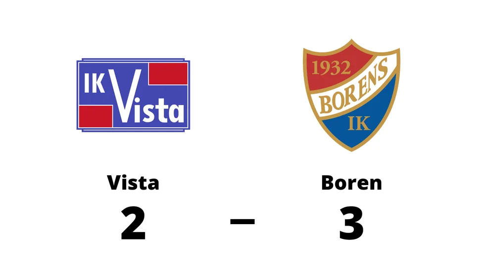IK Vista förlorade mot Borens IK