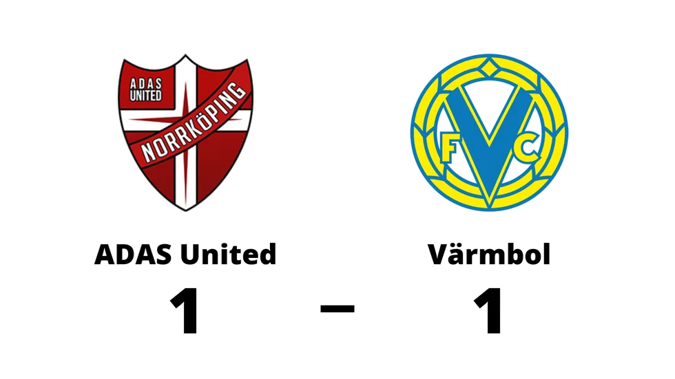 ADAS United spelade lika mot Värmbols FC