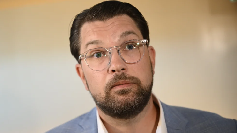 Sverigedemokraternas partiledare Jimmie Åkesson. Arkivbild.