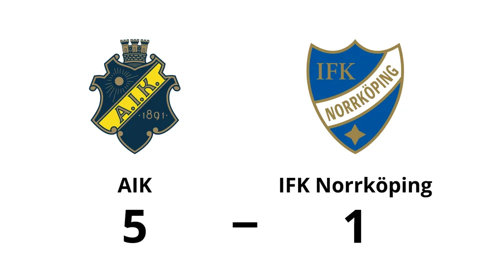 AIK vann mot IFK Norrköping
