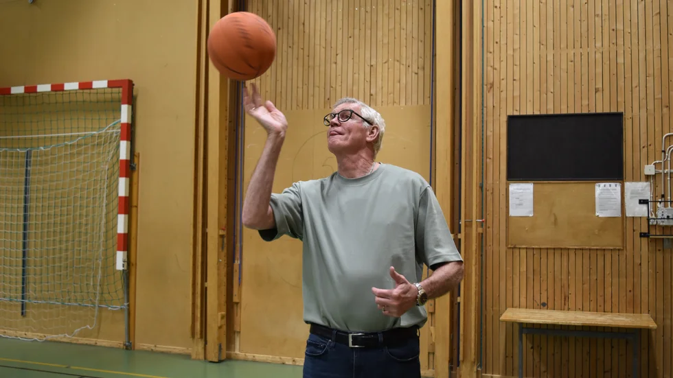 Bob Wells har spelat basket på proffsnivå. "Jag har med mig mycket från den tiden som jag har fört vidare till mina barn", säger han. 