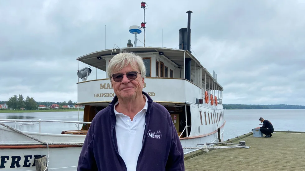 Björn Sundfeldt, Mariefreds marina, berättar att Maja bör ha bogserats in till sin plats i hamnen mellan klockan 22 och 23.
