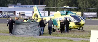 Kusk allvarligt skadad på Rättvikstravet