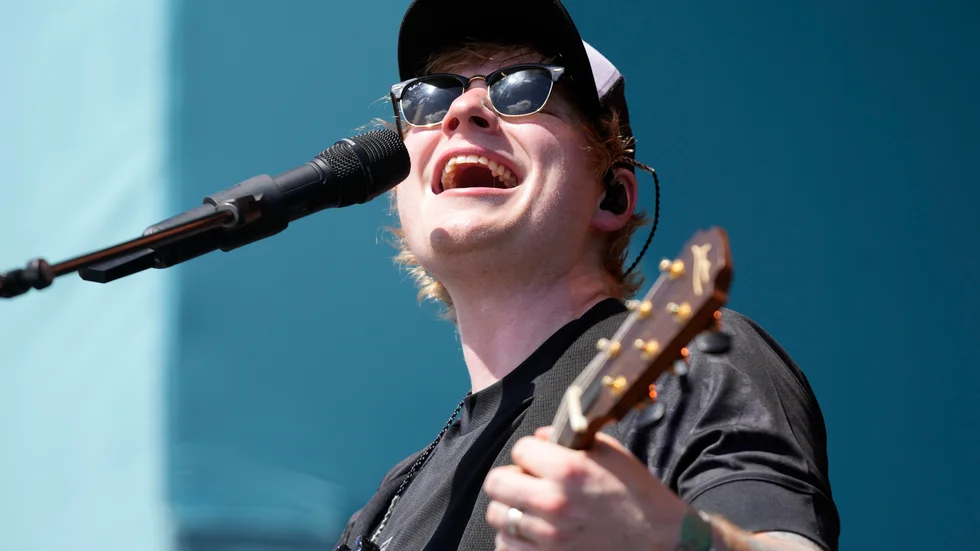 Ed Sheeran uppträder i Sverige igen nästa år. Arkivbild.
