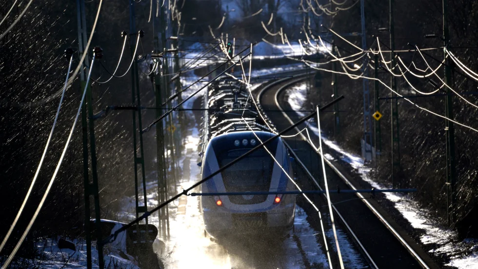 Stora problem har på söndagen uppstått i pendeltågstrafiken. Bilden är tagen vid ett annat tillfälle.