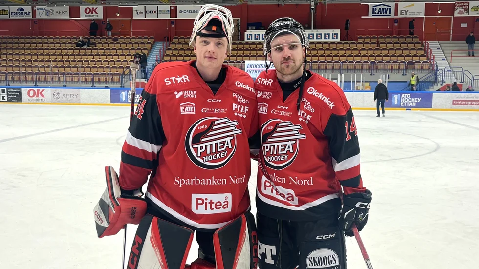 Johannes Sundström och Henrik Claeson, Piteå Hockey.