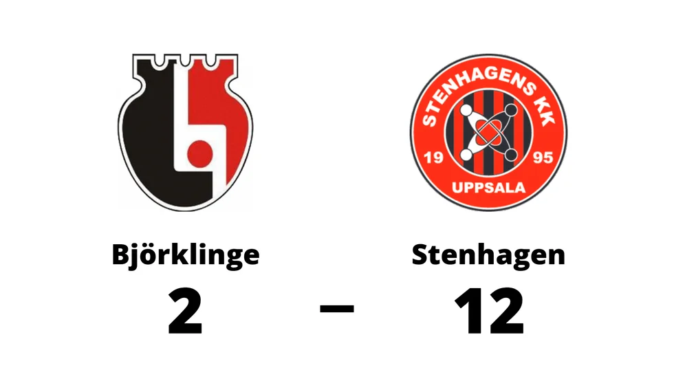 Björklinge BK förlorade mot Stenhagens KK