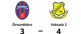 Örsundsbro tappade ledning och förlorade