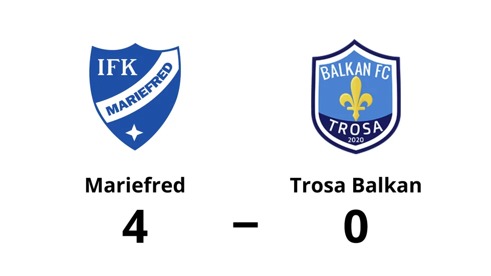 IFK Mariefred vann mot Trosa Balkan FC