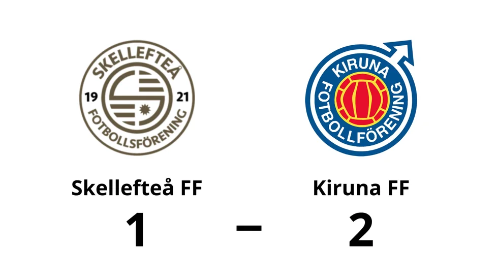 Skellefteå FF förlorade mot Kiruna FF