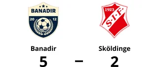 Banadir segrade mot Sköldinge på Backavallen