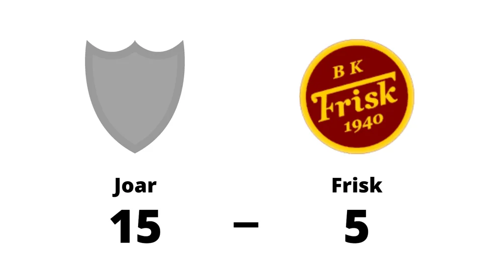 BK Joar vann mot BK Frisk