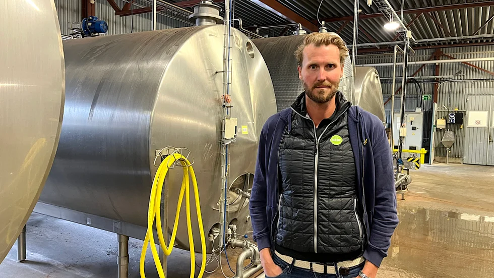 Marcus Wenner är en av delägarna till det nya bolaget Smålandsmejeriet som tar över Emåmejeriet i Hultsfred.