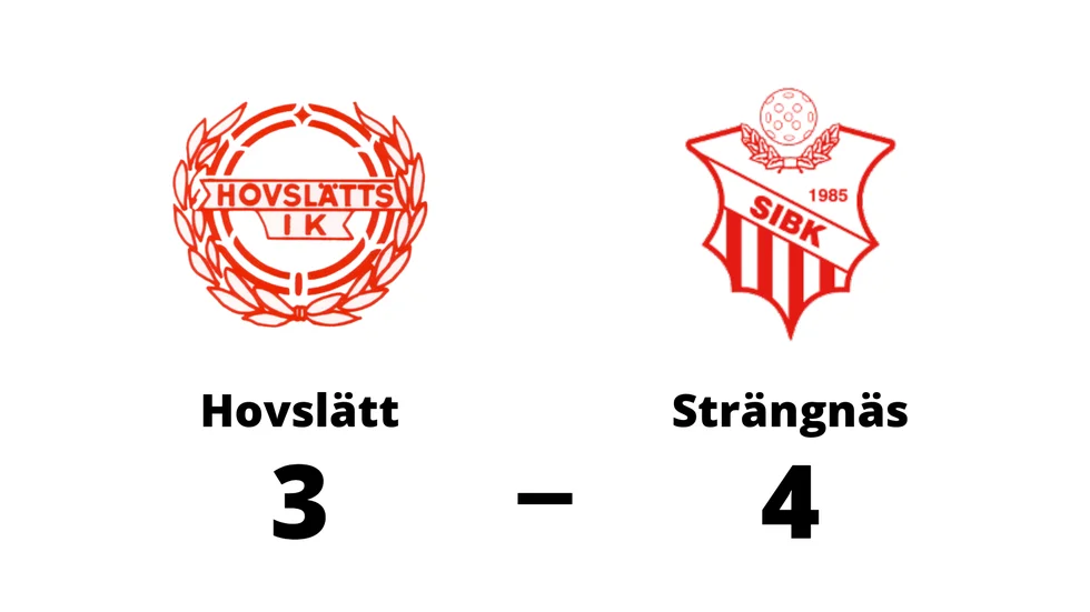 Hovslätt förlorade mot Strängnäs