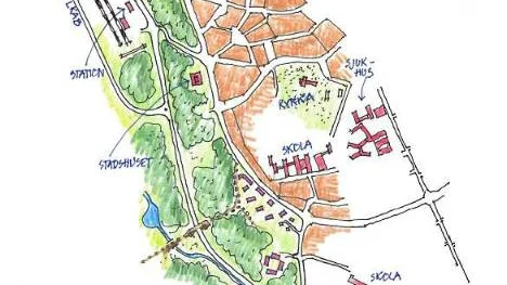Gruvstadsparken är tänkt att fungera som en buffertzon mellan gruvan och samhället. Kiruna kommun har åtagit sig att stå för lönekostnaderna när begreppet ska utredas.          ILLUSTRATION: LKAB