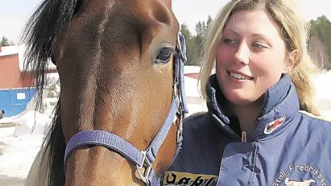 Hanna Olofsson hade n bra kväll på Bodentravet.