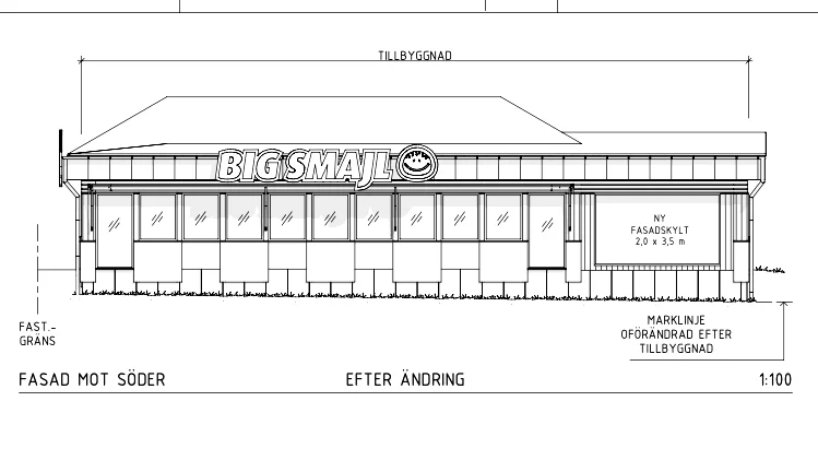 Big Smajl har sökt bygglov för att expandera restaurangen på Moröhöjden. Bland annat planerar Big Smajl att dubblera antalet sittplatser för kunder.